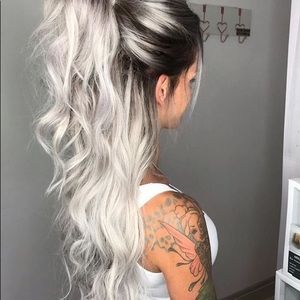 Clip in hair extensions